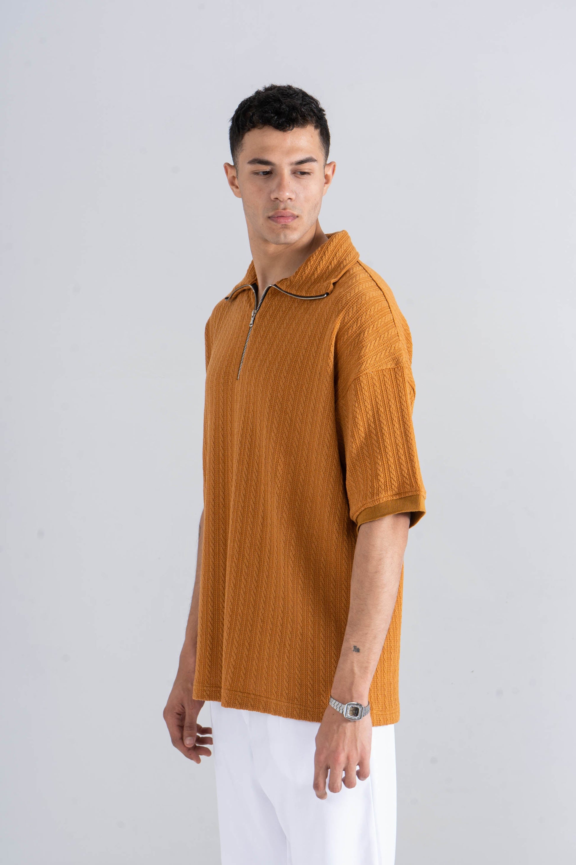 Knitted Polo T-Shirt - oddegypt