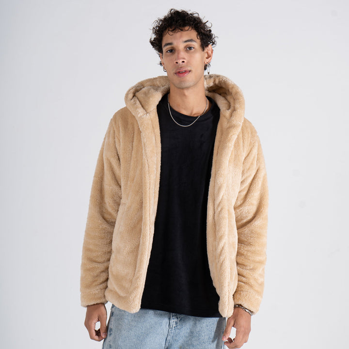 Beige Fur Jacket