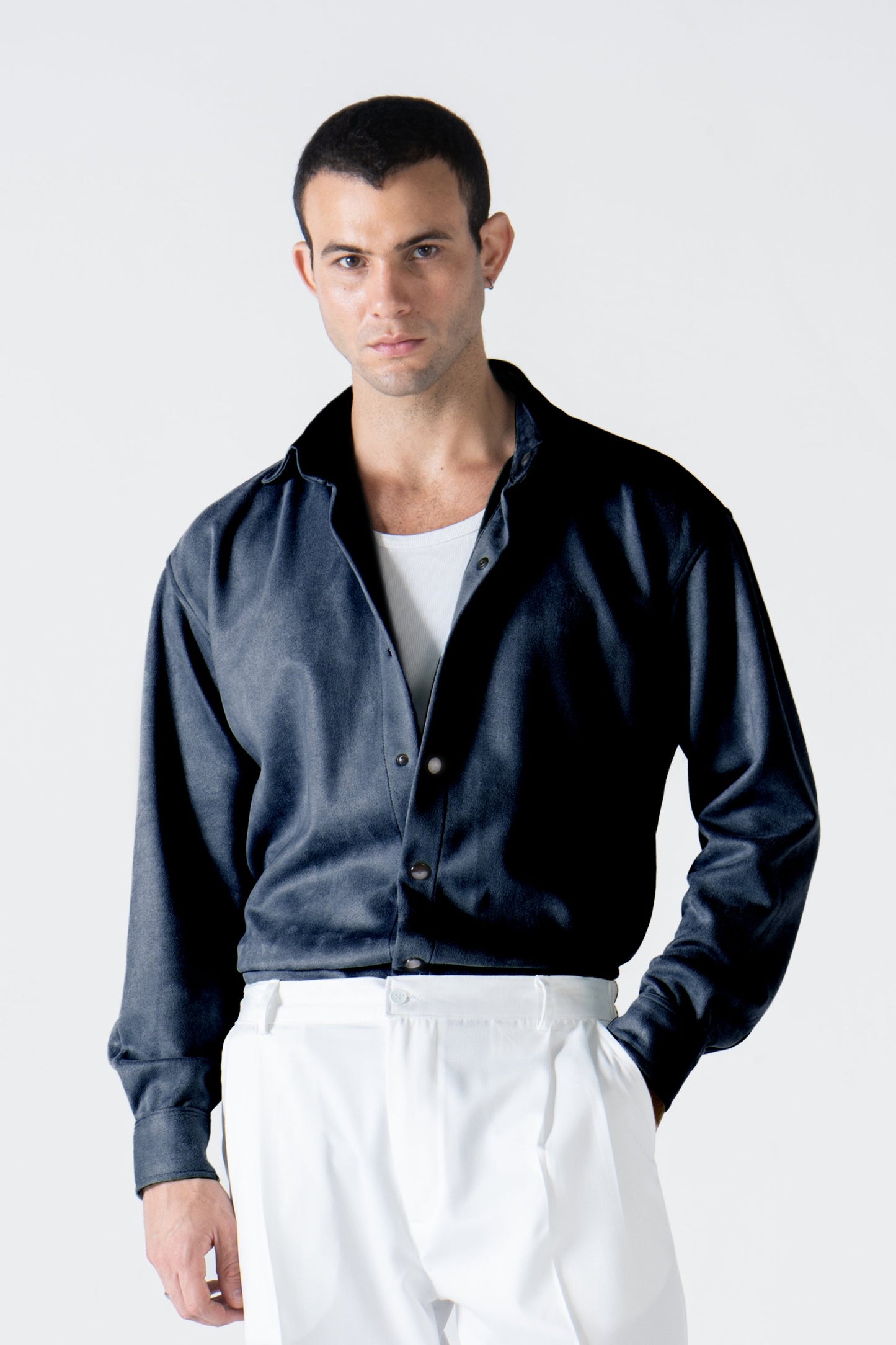 Blue Nights Long Sleeve Shirt - oddegypt