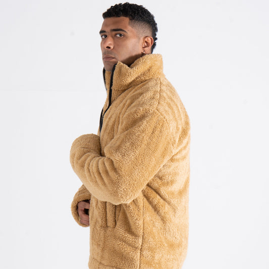 Honey Fur Zipper Jacket - oddegypt