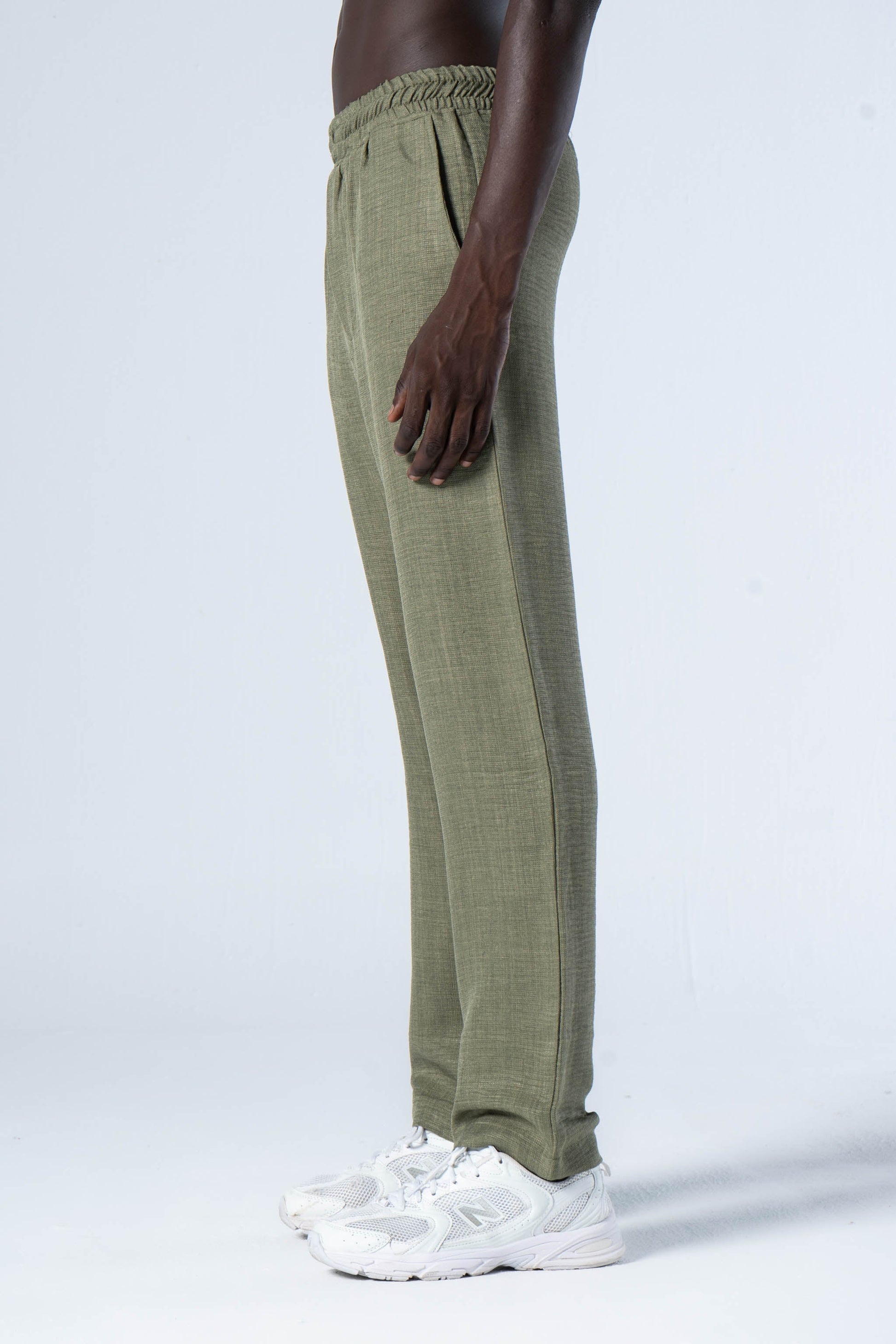 Olive Branch linen pants - oddegypt