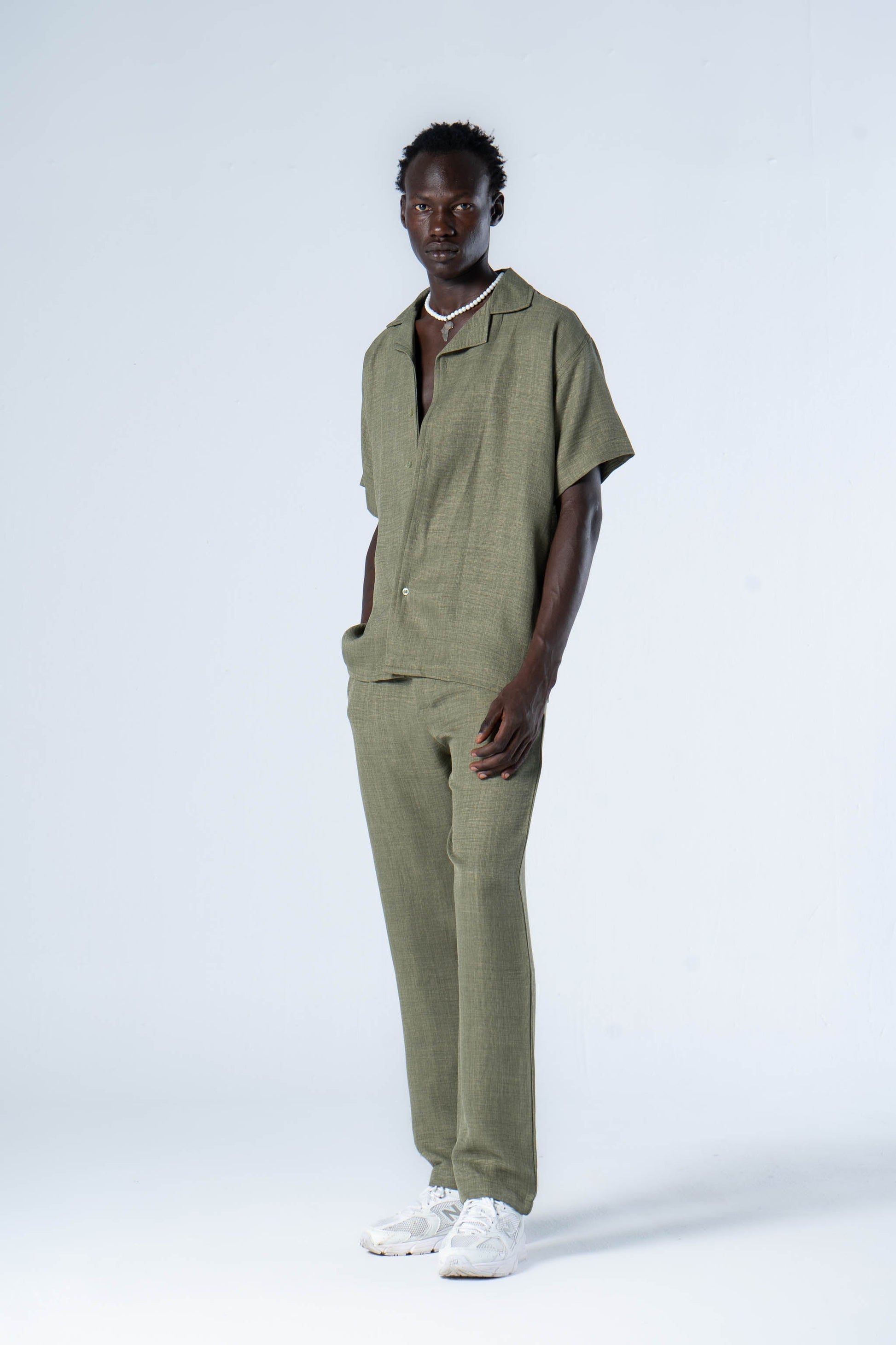 Olive Branch linen pants - oddegypt