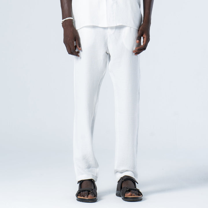White Fog linen pants