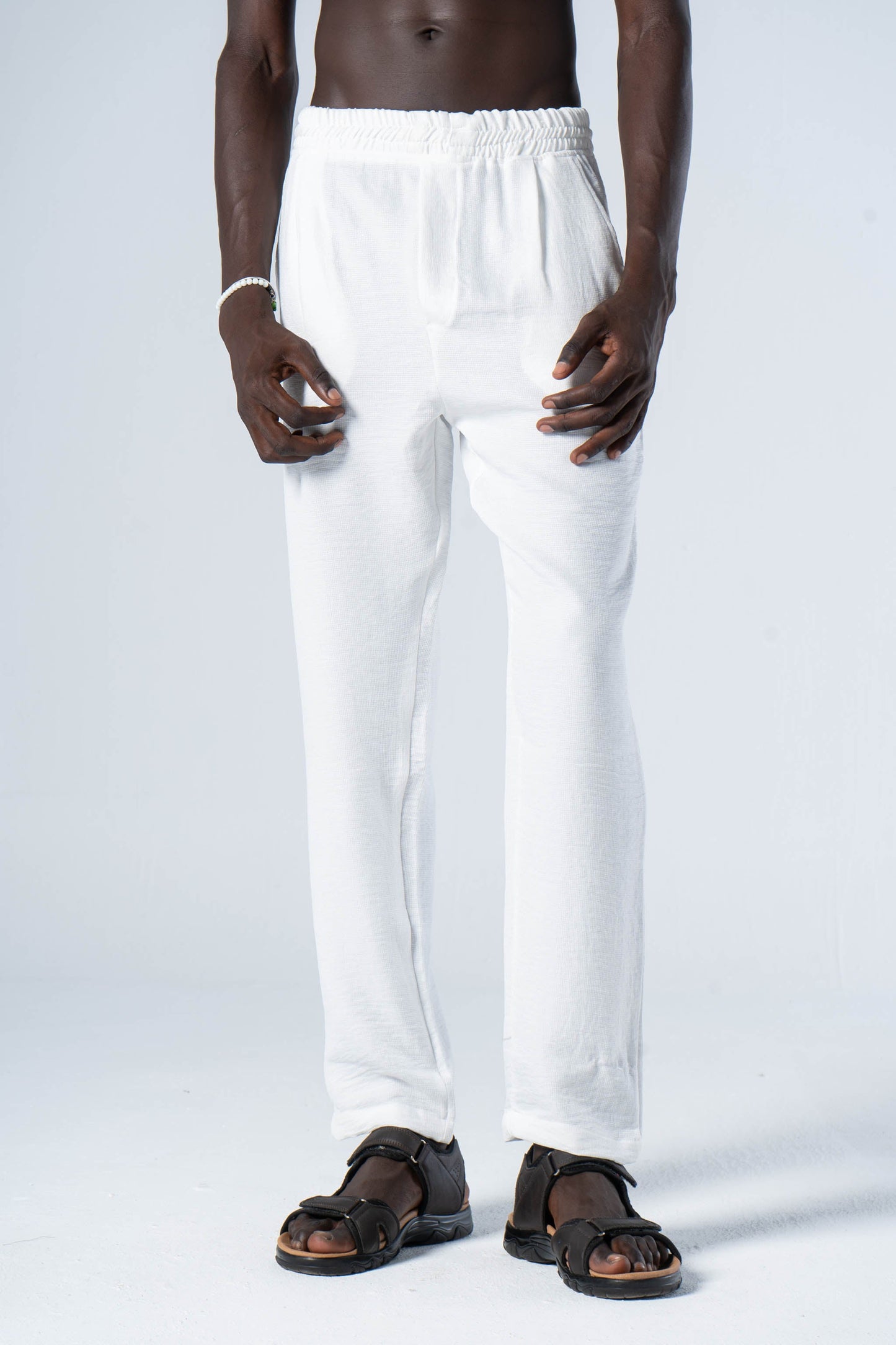 White Fog linen pants - oddegypt
