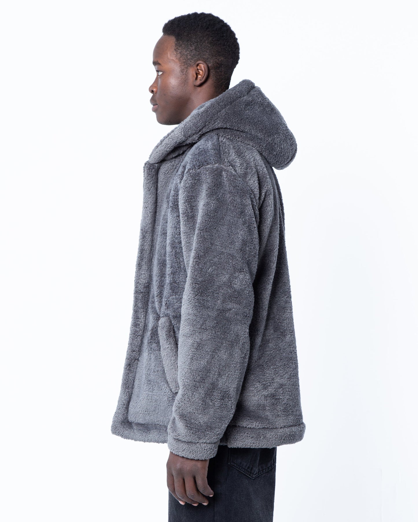 Arctic Grey Fur Jacket - oddegypt