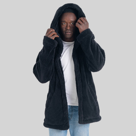 Raven Black Fur Jacket - oddegypt