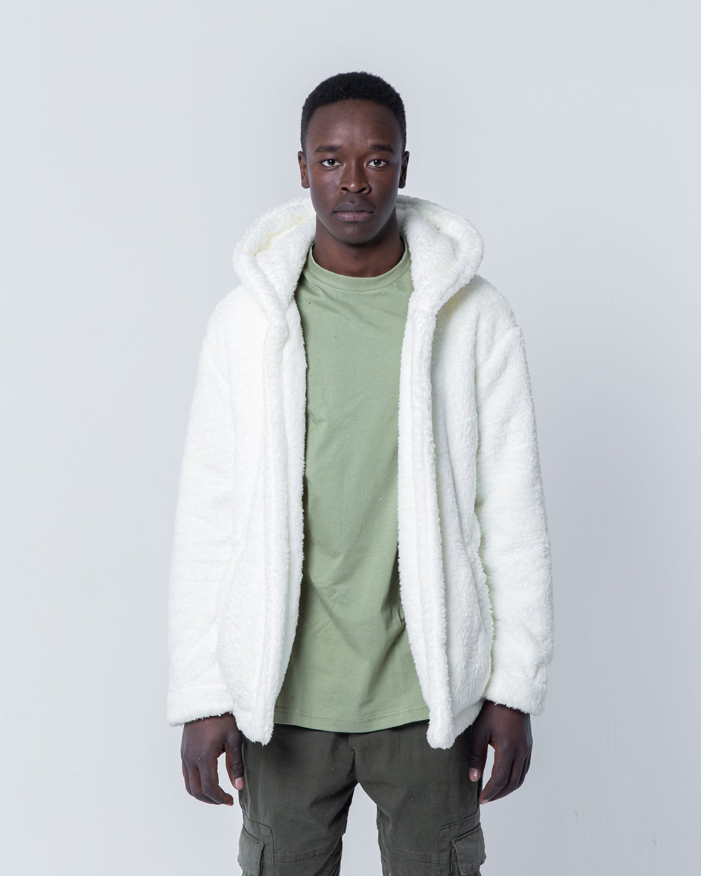 White Bear Fur Jacket - oddegypt